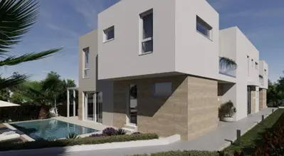 Building land, Vintijan - permit for 3 terraced houses