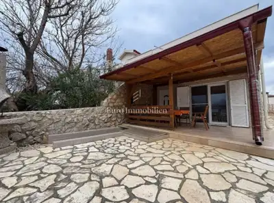 Kuća 35 m², Potočnica - pogled na more i dvorište - 6