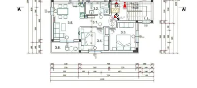 Stan 70 m², Valdebek, Pula - nova zgrada i parkirno mjesto