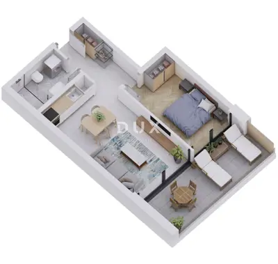 Stan 52 m², Rovinjsko Selo - novogradnja i balkon - 6
