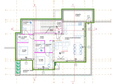 Wohnung 105 m², Tisno - 2 Schlafzimmer, Terrasse mit Meerblick - 24
