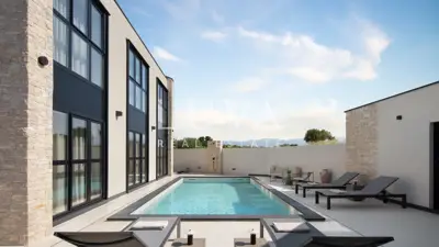 Villa 160 m², Visočane - Pool und Wellnessbereich - 8
