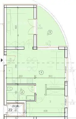 Wohnung 52,72 m², Medulin - 2 Zimmer und Loggia - 8