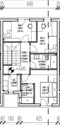 Centar, Kompleks kuća u nizu, 114 m² - 9
