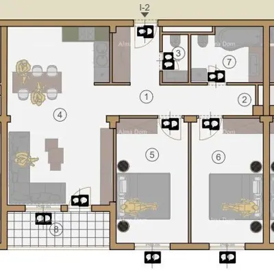 Stan 80 m², Pula Centar, novi projekt u izgradnji - 2