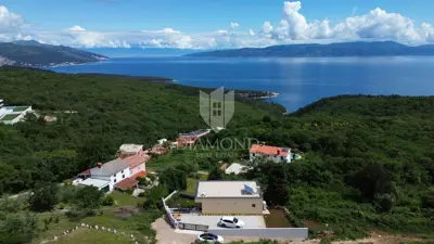 Rabac, Labin, novoizgrađena Villa sa pogledom na more