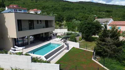 Rabac, Labin, novoizgrađena Villa sa pogledom na more - 4