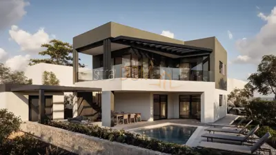 Vila 228,6 m², Vodnjan - bazen i pogled na more