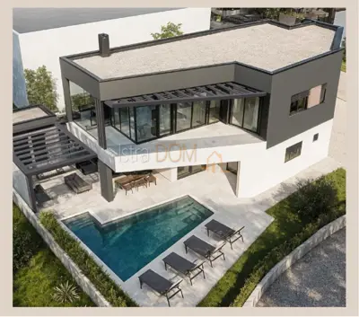 Vila 228,6 m², Vodnjan - bazen i pogled na more - 3