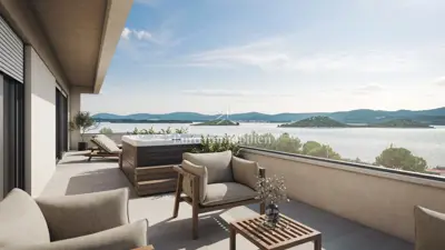 Apartman 110,95 m², Sveti Petar na Moru - pogled na more