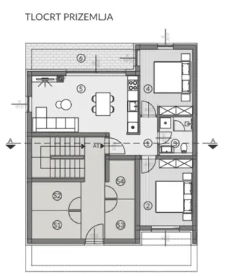 61 m² apartment, Valdebek, Pula - new build on the ground floor - 8