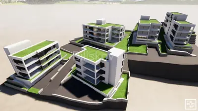 Baugrundstück 941 m², Mandalina, Meerblick