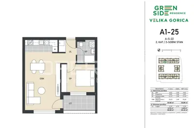 PRODAJA, VELIKA GORICA – NOVOGRADNJA | 2-SOBNI STAN 55m² S LOGGIJOM - 8