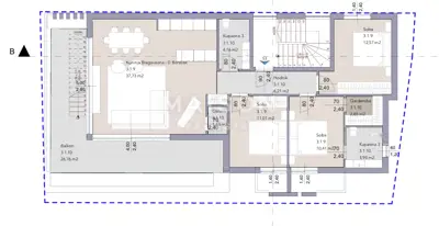 Penthouse 90 m², Matulji - sea view and balcony 27 m² - 13