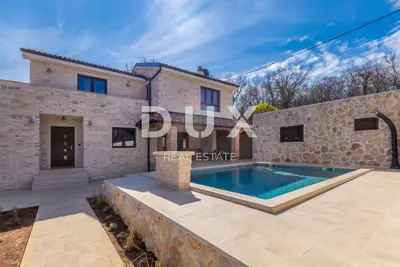 Villa 197 m², Dobrinj - beheizter Pool und Jacuzzi