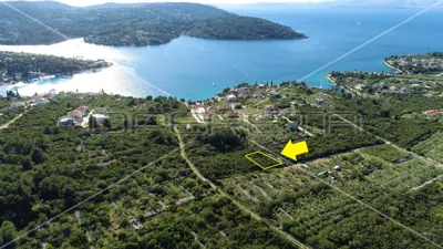 Baugrundstück 884 m², Nečujam, Meerblick - 2