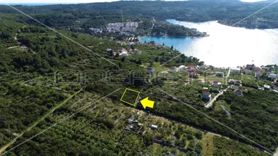 Baugrundstück 884 m², Nečujam, Meerblick - 3