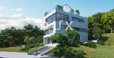 OPATIJA, IČIĆI - građevinsko zemljište 640 m² s građevinskom dozvolom i pogledom na more - 4