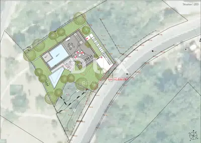 OPATIJA, IČIĆI - građevinsko zemljište 640 m² s građevinskom dozvolom i pogledom na more - 6