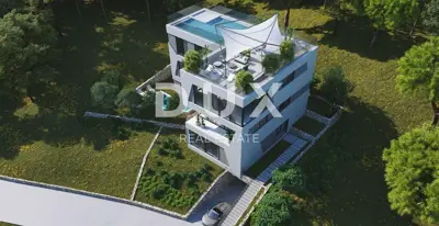 OPATIJA, IČIĆI - građevinsko zemljište 640 m² s građevinskom dozvolom i pogledom na more - 5