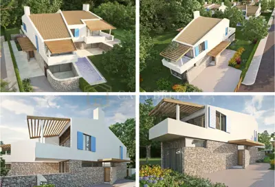 Bauland 30.570 m², Labin - Projekt von Villen mit Pools - 2