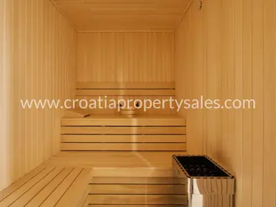 Vila, Zadar - pogled na more, grijani bazen i garaža - 11