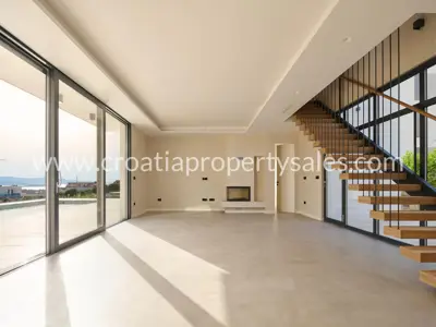 Vila, Zadar - pogled na more, grijani bazen i garaža - 13