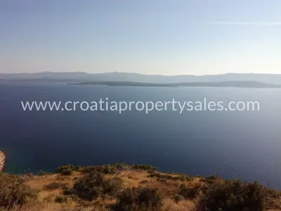 Baugrundstück, Otok Brač - 100 m vom Meer und Villenprojekt - 4