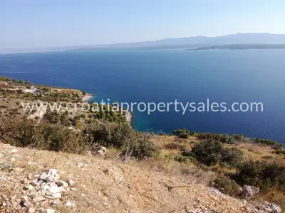 Baugrundstück, Otok Brač - 100 m vom Meer und Villenprojekt - 2