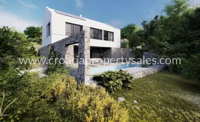 Baugrundstück, Otok Brač - 100 m vom Meer und Villenprojekt - 8