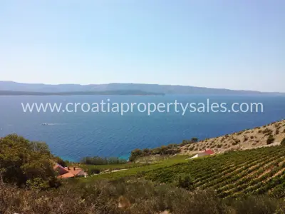 Baugrundstück, Otok Brač - 100 m vom Meer und Villenprojekt - 6