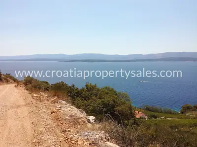 Baugrundstück, Otok Brač - 100 m vom Meer und Villenprojekt - 5