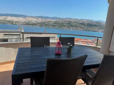 Apartment mit Panoramablick auf das Meer - Pag