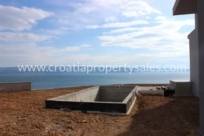 Haus, Omiš, Pool und Panoramablick - 7