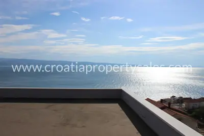 Haus, Omiš, Pool und Panoramablick