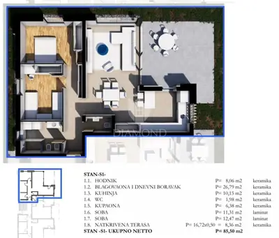 Apartment in Labin, new build near the center and the coast of Rabac - 3