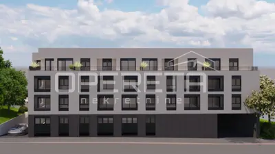 Wohnung 67 m², Črnomerec, Neubau mit Loggia und Terrasse