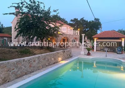 House 156 m², Šipan near Dubrovnik, pool and nature