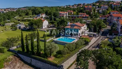 Villa in Rubeši, view of Kvarner and privacy - 17