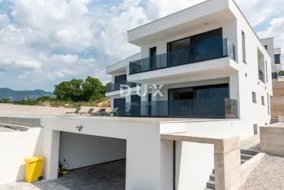 Kvarner, Crikvenica, samostojeća vila, 340 m², novogradnja, panoramski