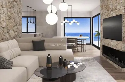 Penthouse 127 m², Pobri - panoramic sea view - 2