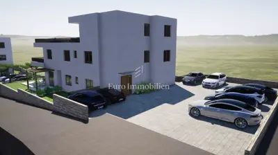 Stan 107,6 m², Tribunj - krovna terasa i pogled na more - 7