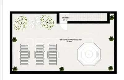 Apartment 128 m², Hvar - three-bedroom with 3 balconies and a 106 m² terrace - 8