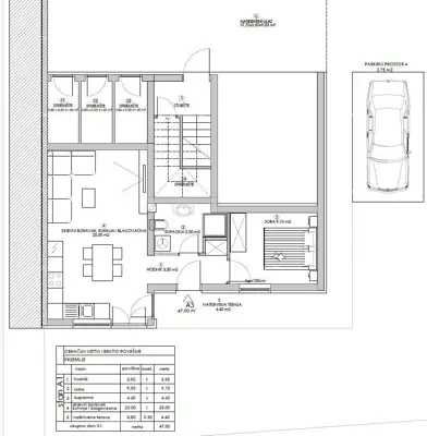Stan 47 m², Valmade, Pula - vrt i natkrivena terasa - 5