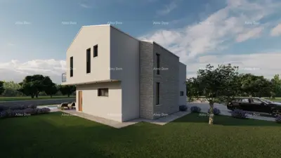 Building land, Rebići, villa project with pool - 2
