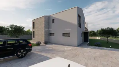 Building land, Rebići, villa project with pool - 12