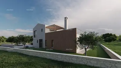 Building land, Rebići, villa project with pool - 4