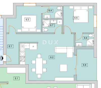 Apartment 80.2 m², Vodice - premium new build - 7