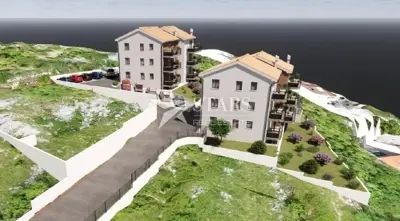 2-room apartment with living room, Kosi - view of Kvarner and balcony - 8