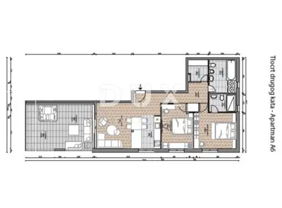 Wohnung 95 m², Opatija - Centar, Terrasse mit Jacuzzi und Garage - 5